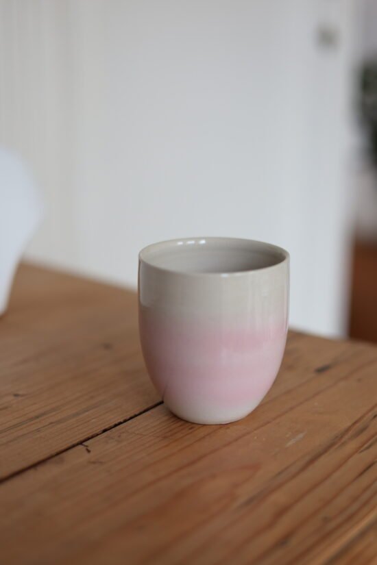 Keramikcup Aura rosa
